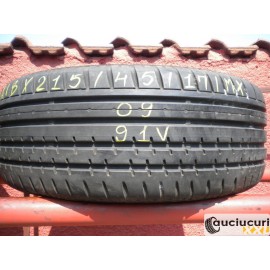 Cauciucuri 215/45/17 Continental pentru vara 1 bucata semi-nou